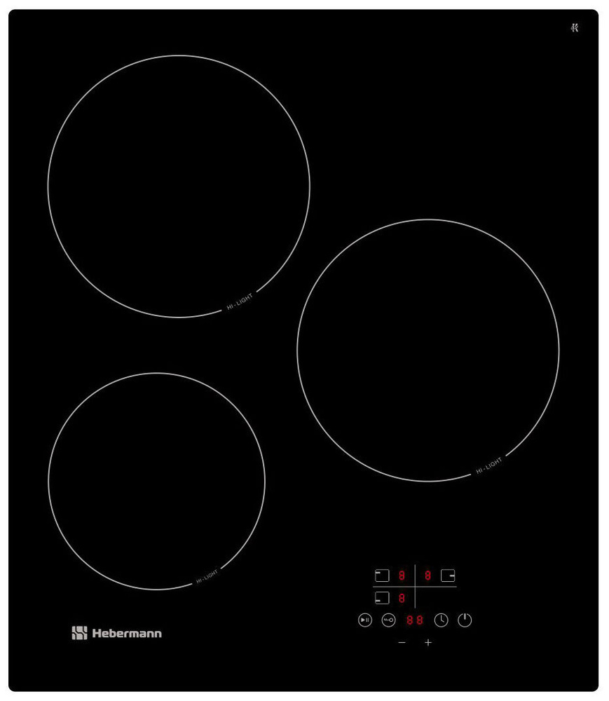 Hebermann Электрическая варочная панель HBKC 4530.1 B, черный #1