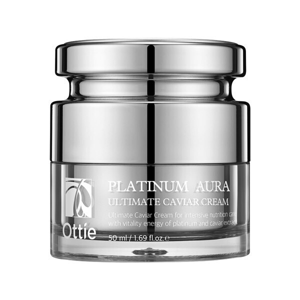 Ottie Крем для лица с экстрактом черной икры и платиной Platinum Aura Ultimate Caviar Cream, 50мл  #1