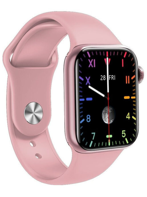 Смарт-часы Musson Smart Watch HW22 PRO, умные часы, водонепроницаемые (розовый)  #1