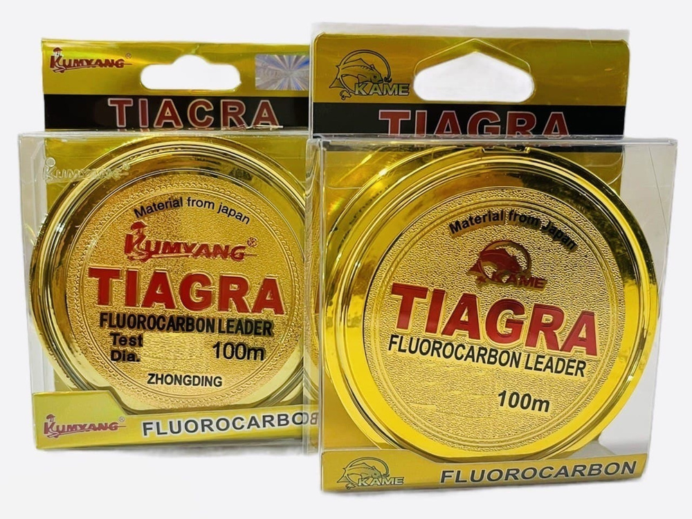 Леска Tiagra флюрокарбоновая 0.22 мм (11.0 кг), 100 м (2 шт.) #1