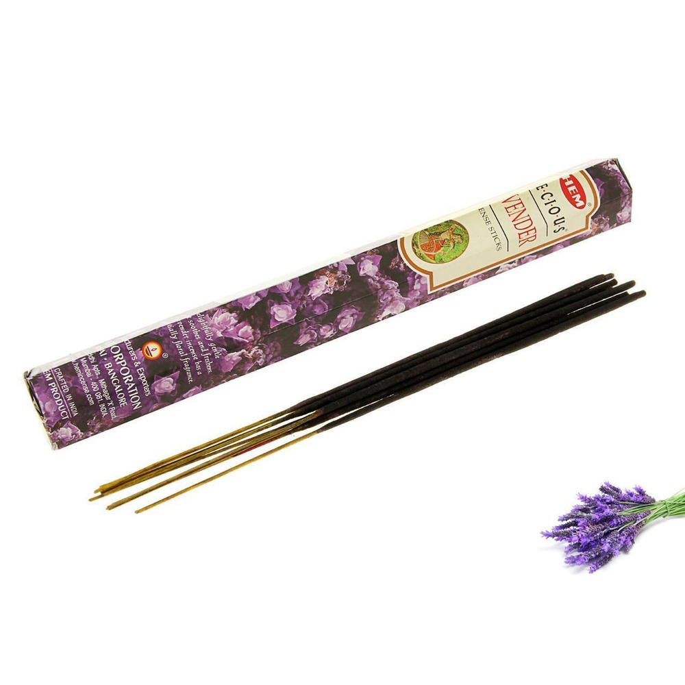 Благовония HEM Precious Lavender (Драгоценная лаванда), 20 палочек  #1