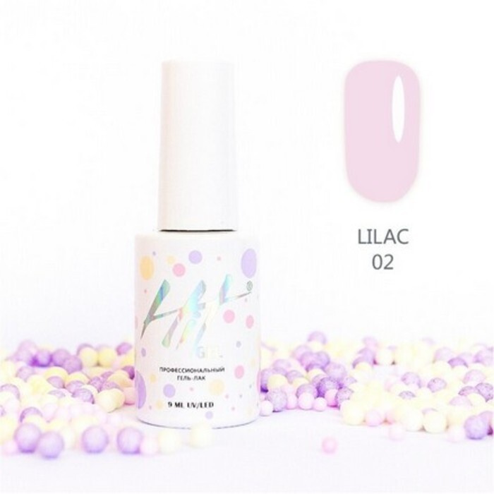 HIT Gel, Гель-лак Lilac №02 #1