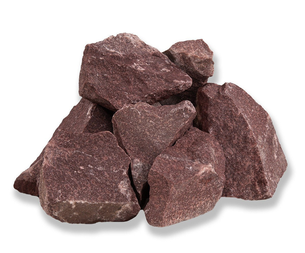 Камни для бани Малиновый кварцит, 20 кг #1