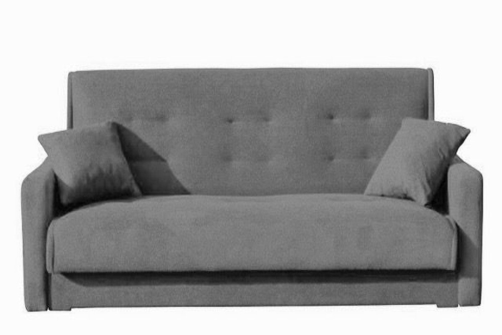 Диван-кровать Диван-книжка Комфорт астра, механизм Книжка, 210х92х102 см,серый  #1