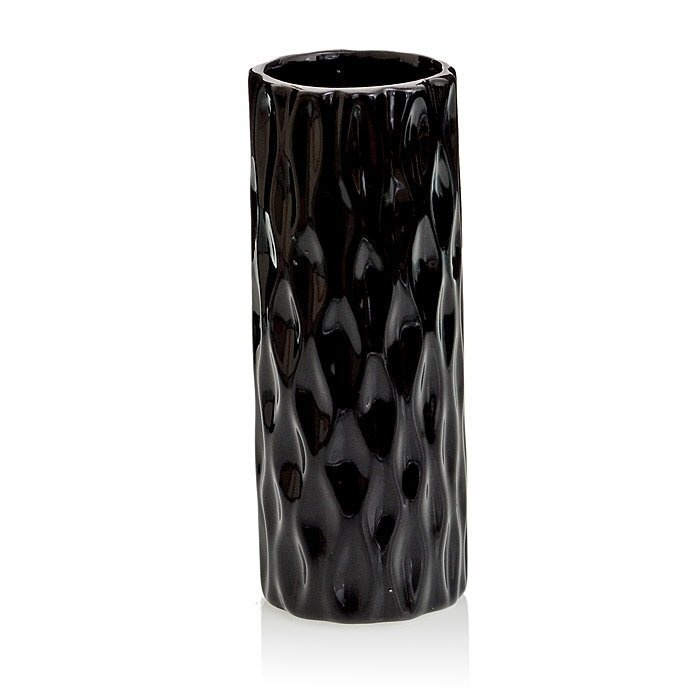 Ваза интерьерная, керамическая для цветов, "BLACK" 18 см/ Ваза декоративная для сухоцветов  #1