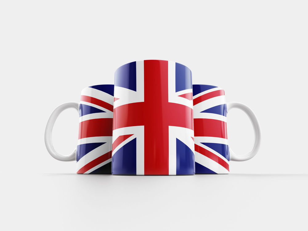 Printstar Кружка "Англия, великобритания, флаг", 320 мл #1