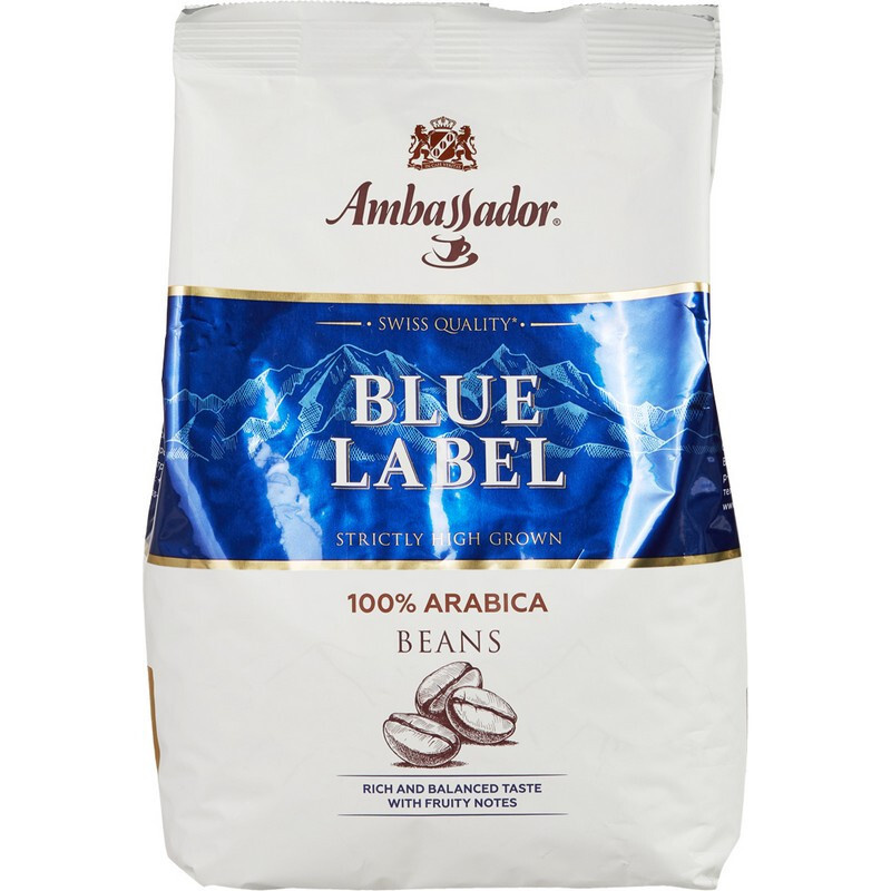 Кофе Ambassador Blue Label в зернах, 1кг #1