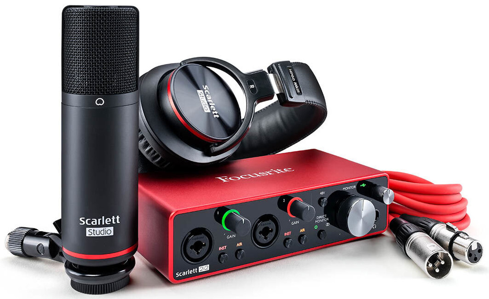 Студийная звуковая карта Focusrite Scarlett 2i2 Studio 3rd Gen #1