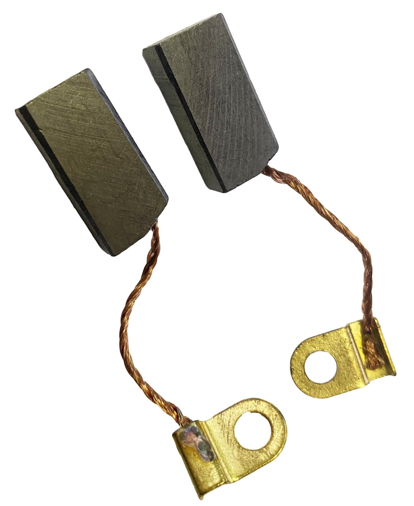 Щетки угольные для пилы дисковой REBIR IE-5107, IE-5708 6,2х10х20 мм (2 шт)  #1