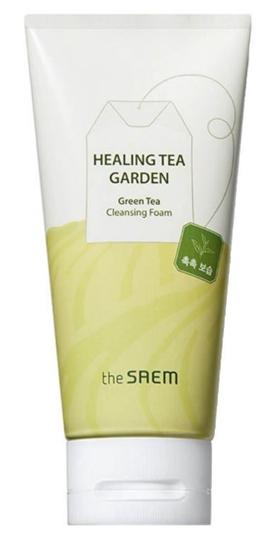 The Saem Healing Tea Garden Green Tea Cleansing Foam пенка для умывания с экстрактом зеленого чая (150мл.) #1