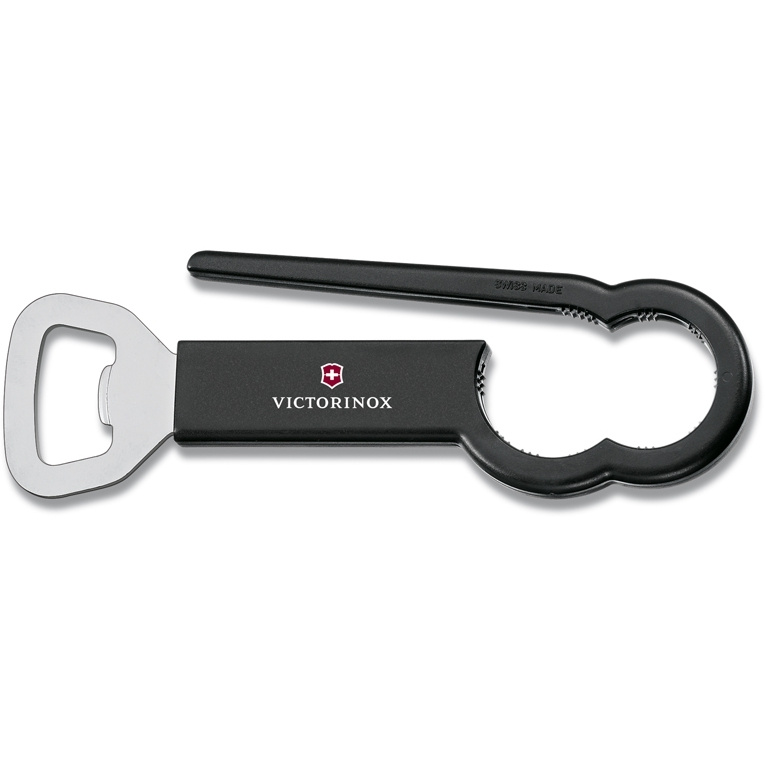 Открывалка для бутылок VICTORINOX Pet, сталь/пластик, чёрная (7.6912.3)  #1