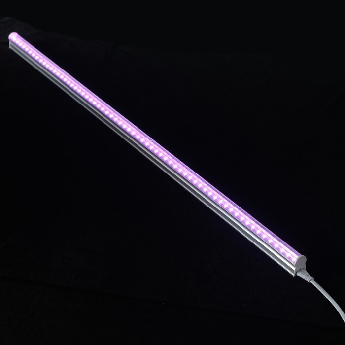 Фитосветильник светодиодный Luazon, 10 Вт, 600 мм, IP20, 220 В, мультиспектральный Уцененный товар  #1