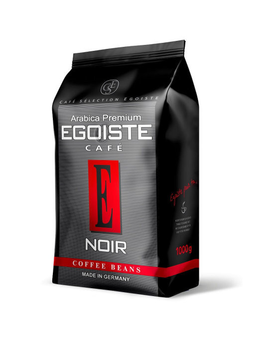 Кофе в зернах EGOISTE натуральный жареный Arabica Premium 1кг #1