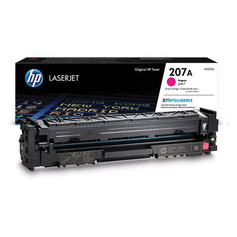 Картридж лазерный HP (W2213A) Color LJ M282/M283/M255, №207A, пурпурный, оригинальный, ресурс 1250 страниц #1