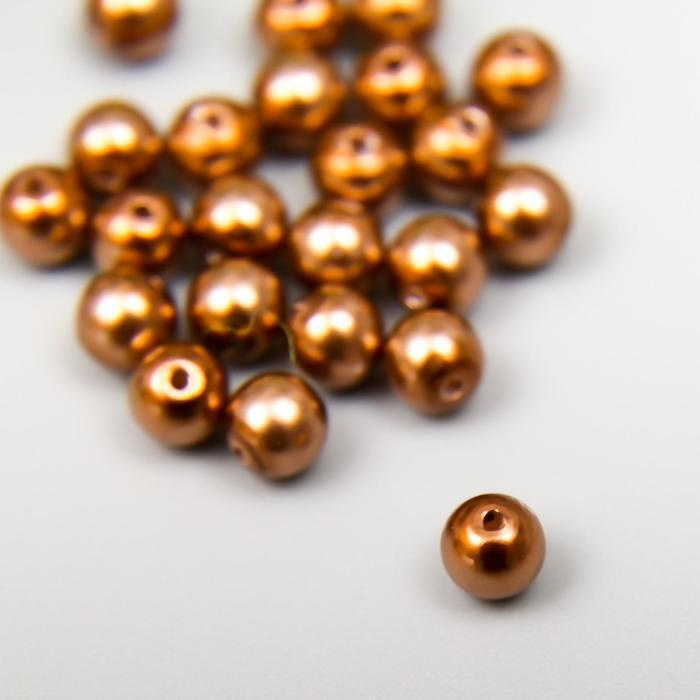 Бусины жемчуг Preciosa "Bronze" 4 мм, 25 шт #1