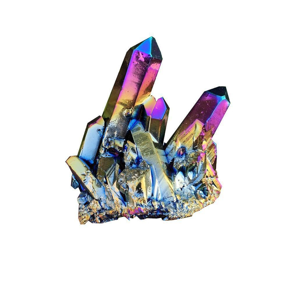 Натуральный камень Ауракварц радужный самоцвет оберег , талисман, амулет 6-7 см  #1