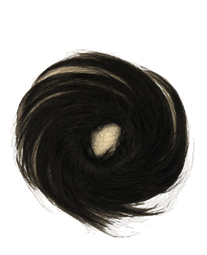 Шиньон-резинка из натуральных волос № 1  #1