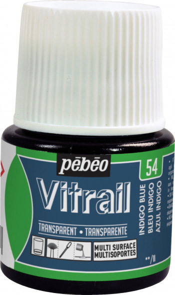 Краска Pebeo Vitrail 45ml, 54 индиго #1