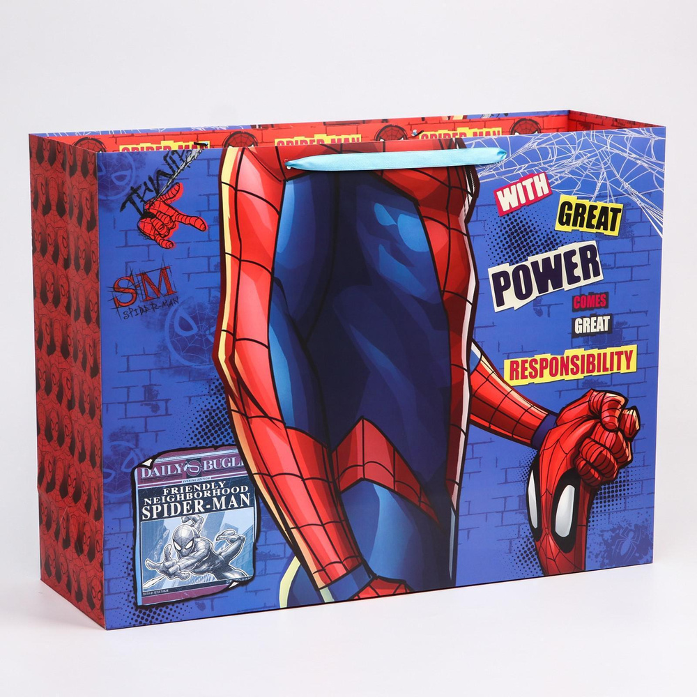 Подарочный пакет Человек-паук "Spider-Man", размер 61х46х20 см #1
