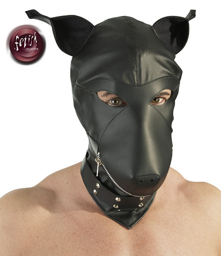 Dog Mask Orion маска собаки для БДСМ и вечеринок / на молнии/ производство Германия / мягкий кожзаменитель #1