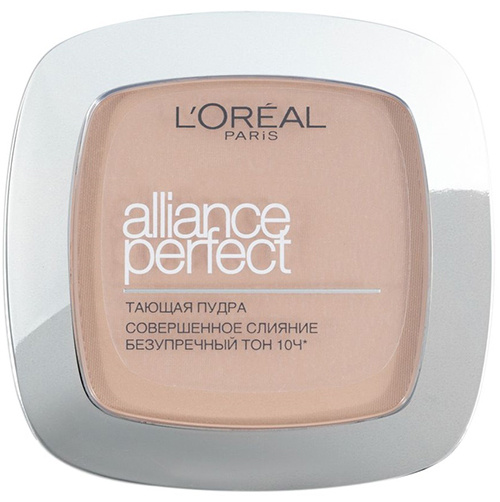 LOREAL ALLIANCE PERFECT Пудра компактная для лица Совершенное слияние тон D3 светло-бежевый  #1