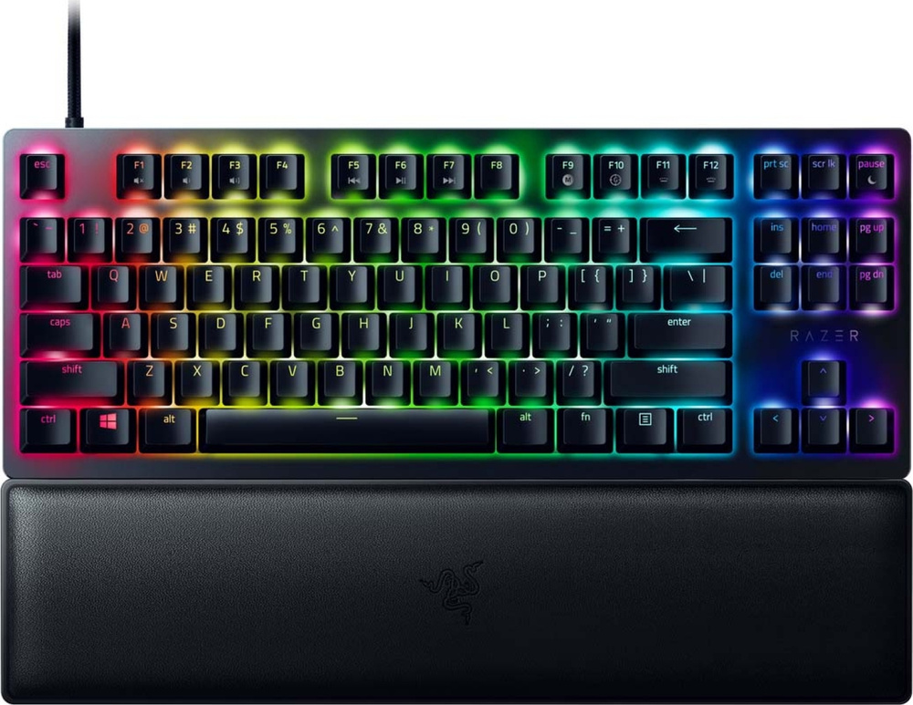 Razer Игровая клавиатура проводная Huntsman V2 Tenkeyless, (Clicky Optical Purple), Русская раскладка, #1