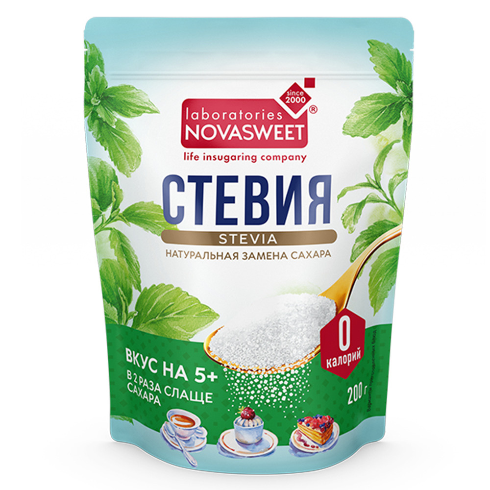 Сахарозаменитель Novasweet Стевия, 200 г #1