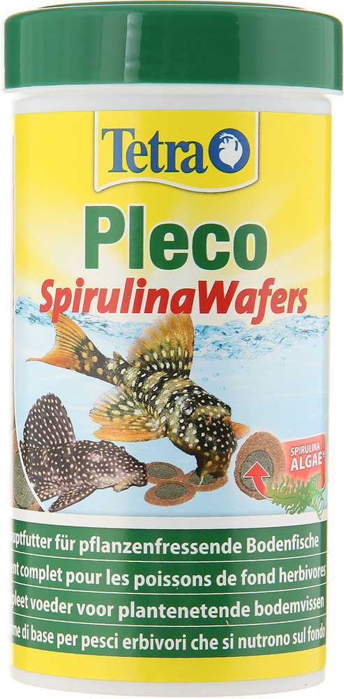 Tetra Pleco Algae Wafers / Корм Тетра для сомов чипсы 250 мл #1