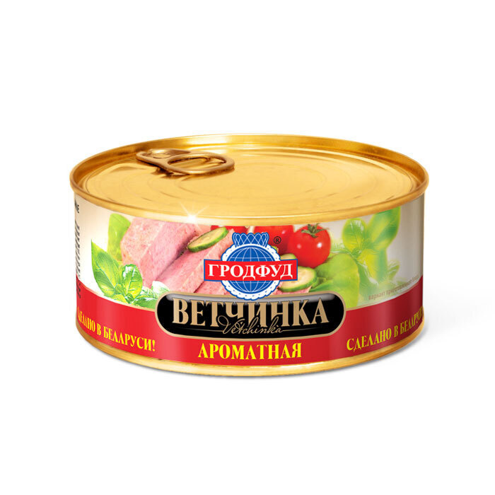 ГРОДФУД Ветчинка "Ароматная", 290 гр, 12 штук #1