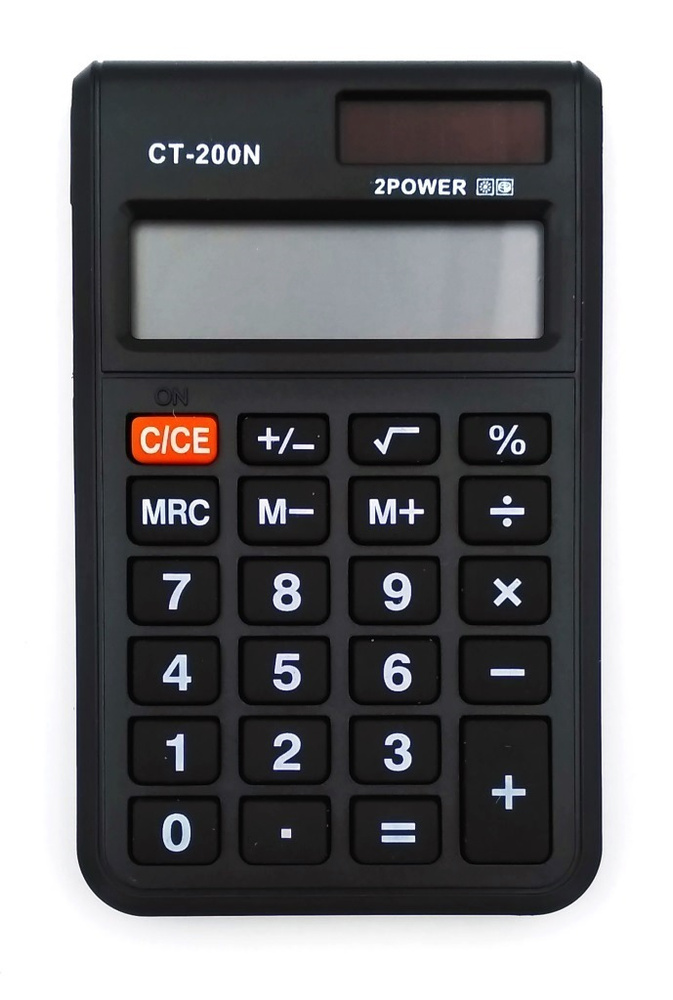 Калькулятор 8 разрядов малый CT-200N для вычислений, калькулятор для ЕГЭ для школы для работы  #1