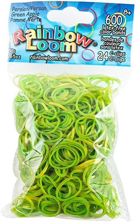 Резинки RAINBOW LOOM Зеленое яблоко Persian Green Apple B0139 #1