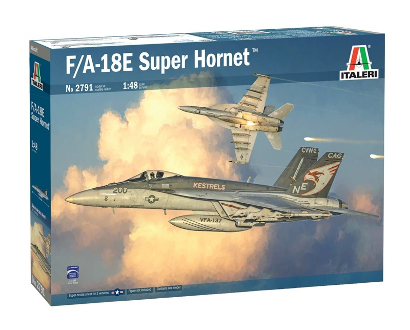Сборная модель Italeri 2791ИТ Самолет F/A-18E Super Hornet #1
