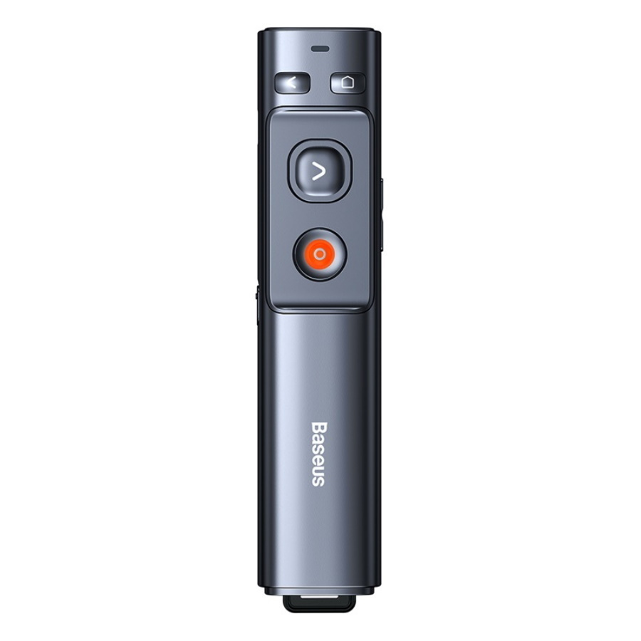 Пульт дистанционного управления для презентаций Baseus Orange Dot Wireless Presenter (Green Laser) Grey #1