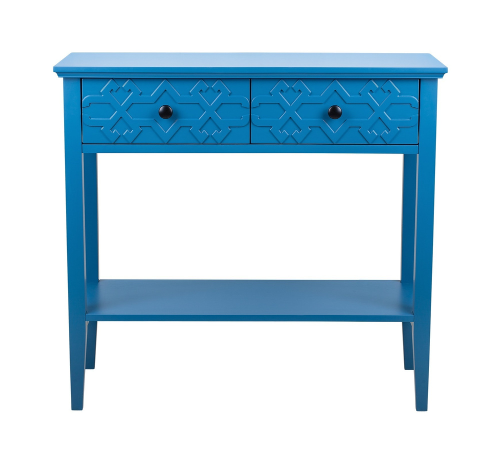 Консоль дизайнерская Mak-interior Friz Bright Blue, туалетный столик для спальни, для гостиной и детской, #1