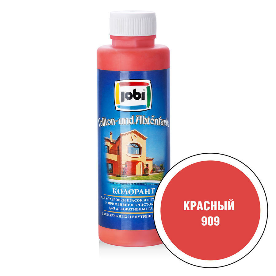 JOBI Колорант № 909 красный -30С (500мл.) #1