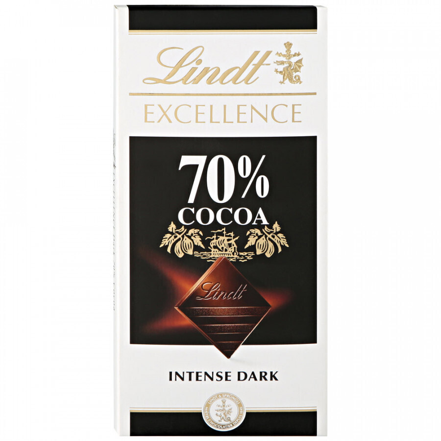 Шоколад Lindt Excellence 70% какао 100 г., 6 штук #1