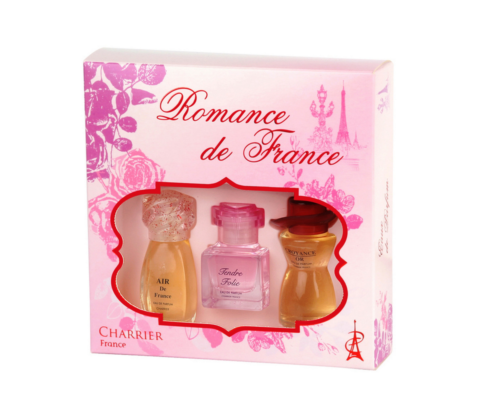 Набор парфюмированной воды для женщин "ROMANCE DE FRANCE" от CHARRIER Parfums  #1