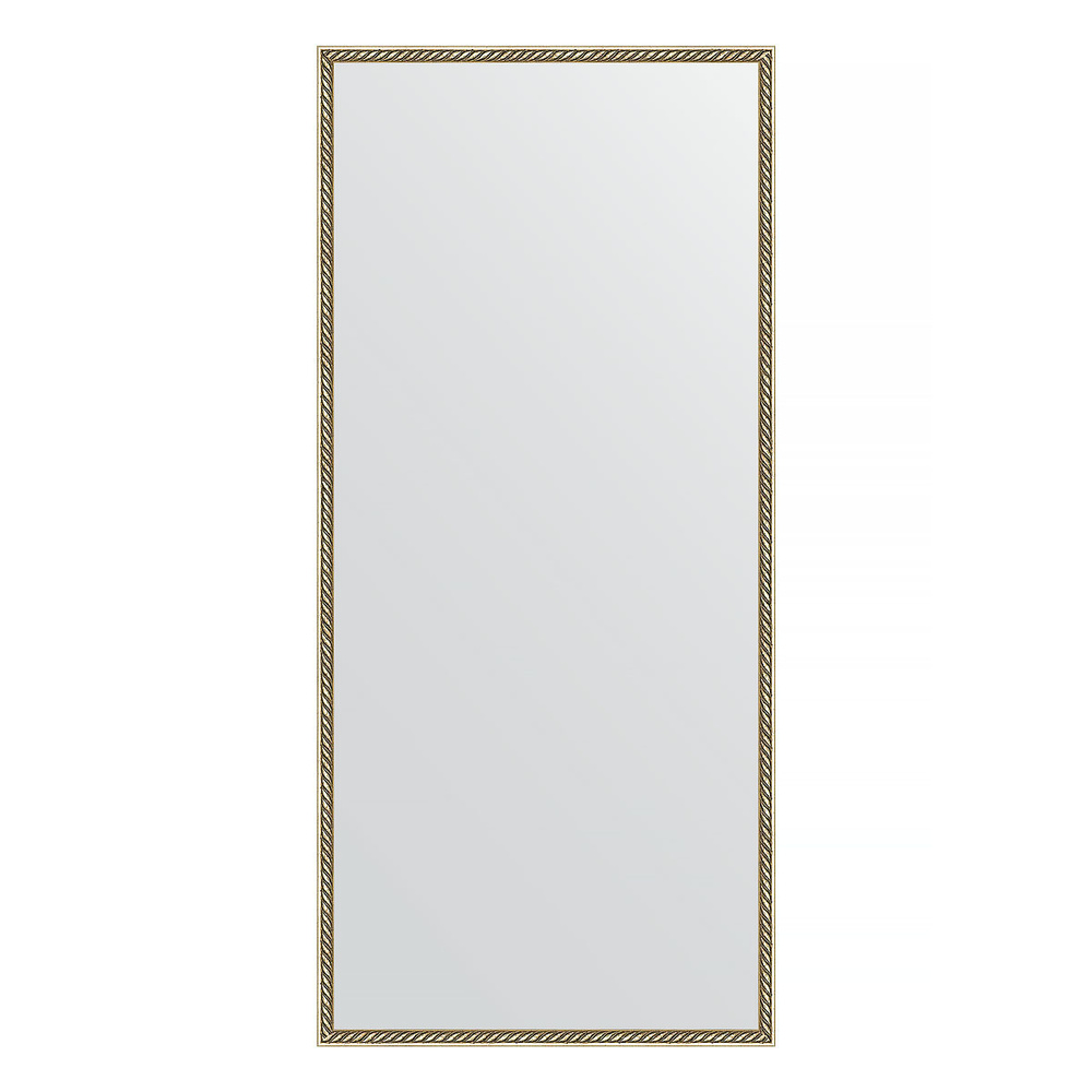 Зеркало в багетной раме - витая латунь 26 mm (68х148 cm) (EVOFORM) BY 0771  #1