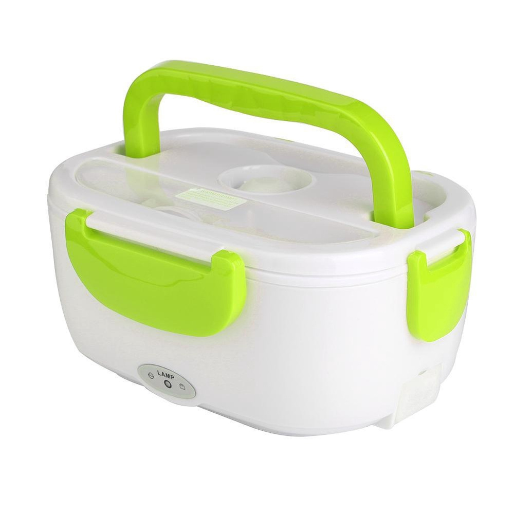 Портативный ланч-бокс с подогревом / Electric Lunch Box, зеленый  #1