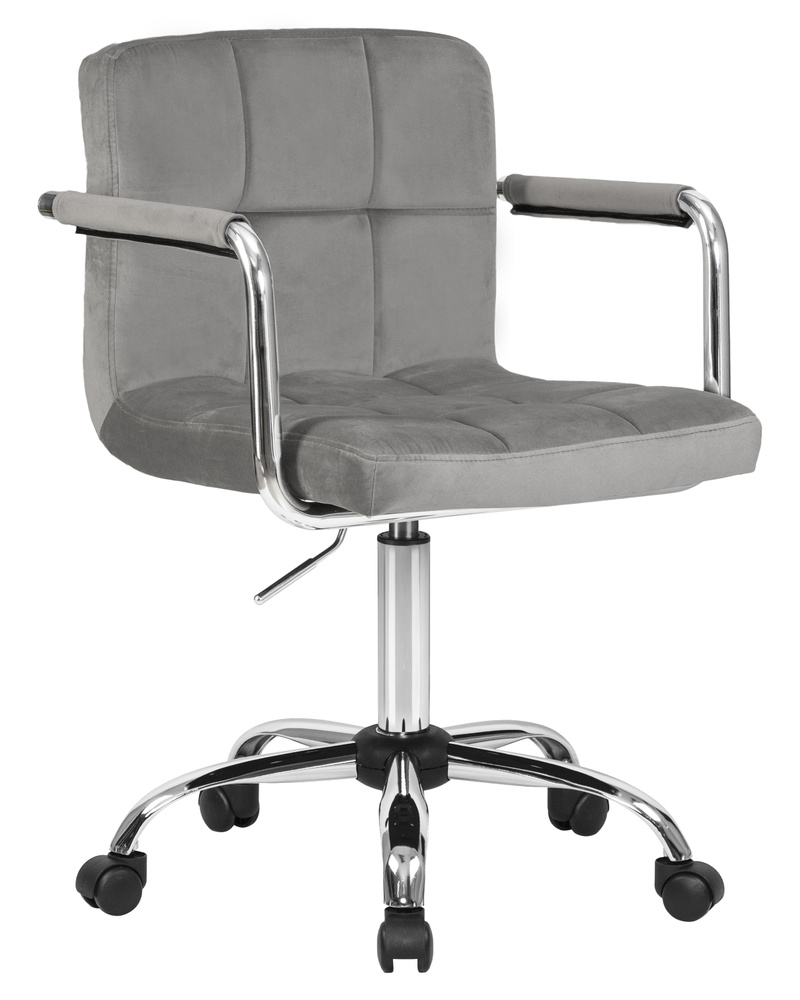 Офисное кресло для персонала DOBRIN TERRY, LM-9400, серый велюр (MJ9-75)  #1
