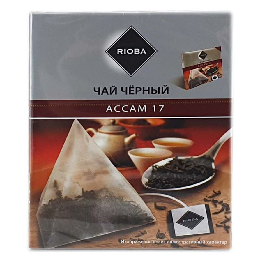 Чай черный RIOBA Ассам в пирамидках, 20x2г #1