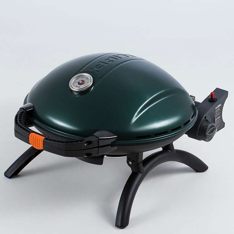 Газовый гриль O-GRILL 900MT bicolor black-green + адаптер А #1