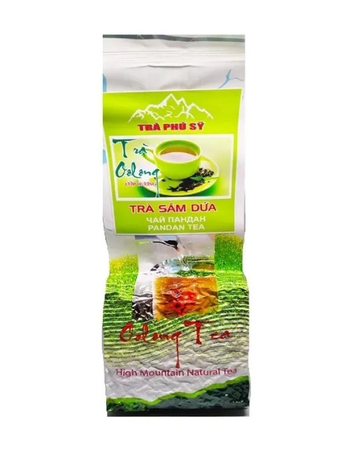 Вьетнамский натуральный чай Пандан, Phuc Hoang с панданом, TRA SAM DUA, High Mountain Tea, PANDAN TEA, #1