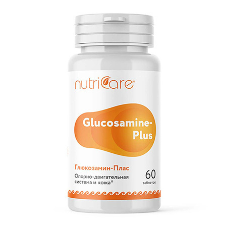 Глюкозамин-Плас (Glucosamine-Plus). Коллаген для суставов, связок и хрящей, хондроитин, противовоспалительное. #1