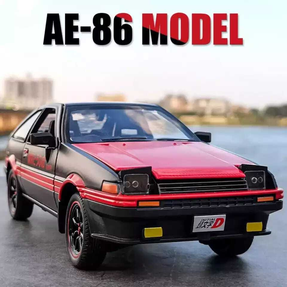 Ae86 Toyota Моделька. Металлическая инерционная машинка Toyota Trueno AE86, Тойота Труено ае86, масштаб #1