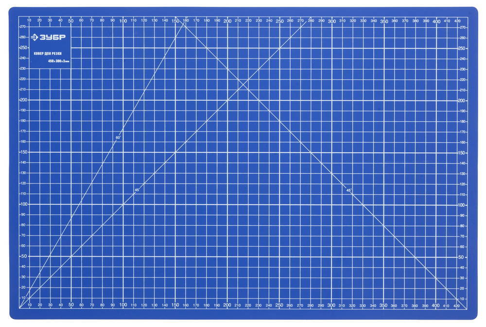 ЗУБР 450 х 300 х 3 мм, непрорезаемый коврик (09902) #1