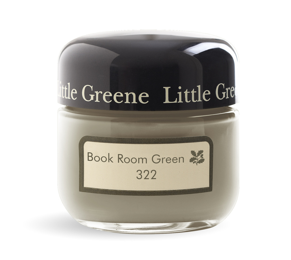 Пробник краски в/э акриловой Little Greene, цвет №322, BOOK ROOM GREEN, 60мл  #1