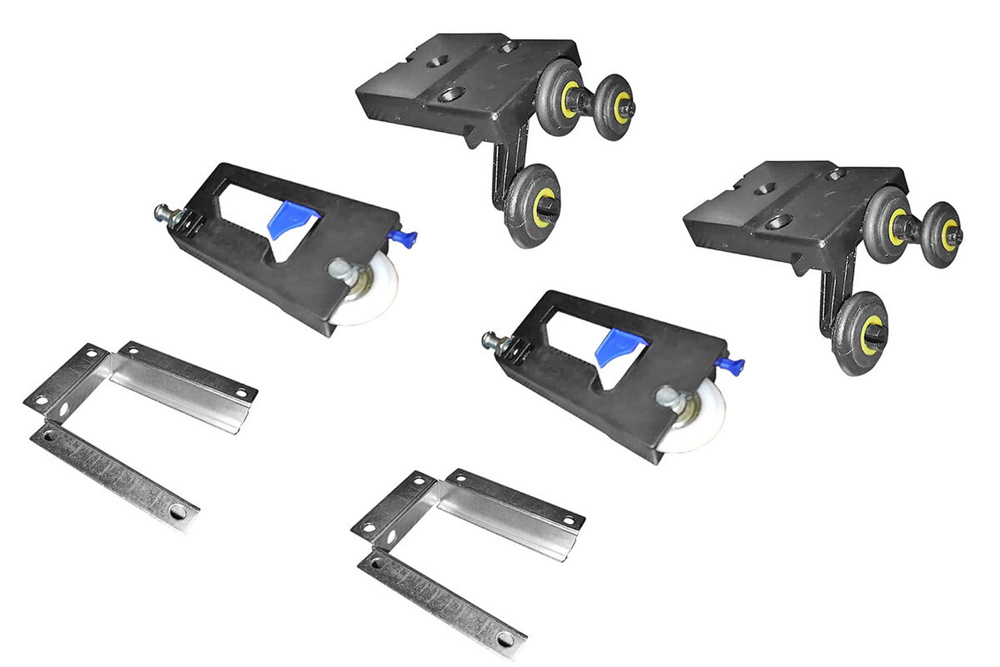 Комплект роликов УНИВЕРСАЛЬ для шкафов-купе (на 2 двери)  #1