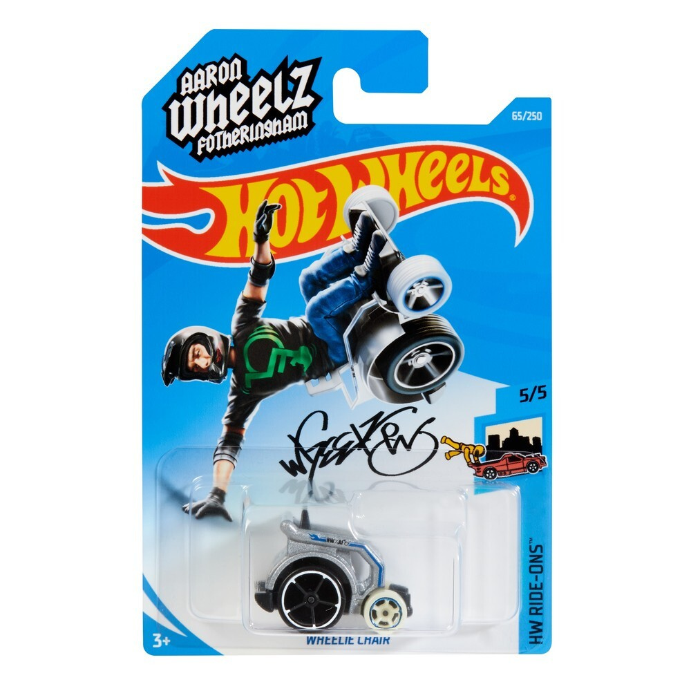 FYF56 Машинка металлическая игрушка Hot Wheels коллекционная модель WHEELIE CHAIR  #1