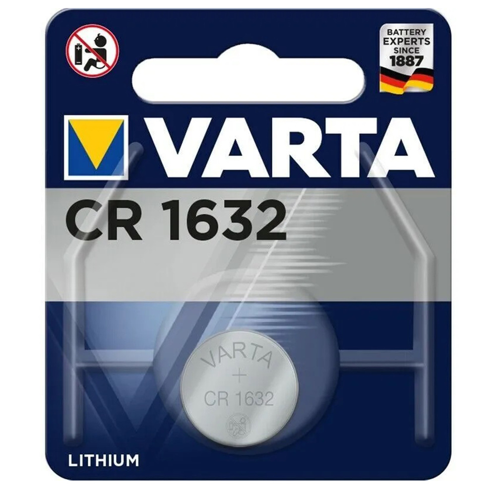 Батарейка VARTA CR1632 Lithium 3V 1 шт #1